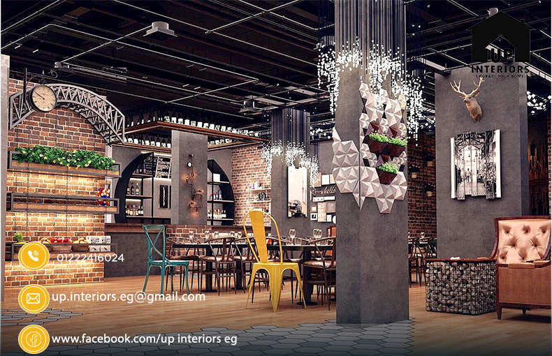 ديكورات مطاعم صغيرة