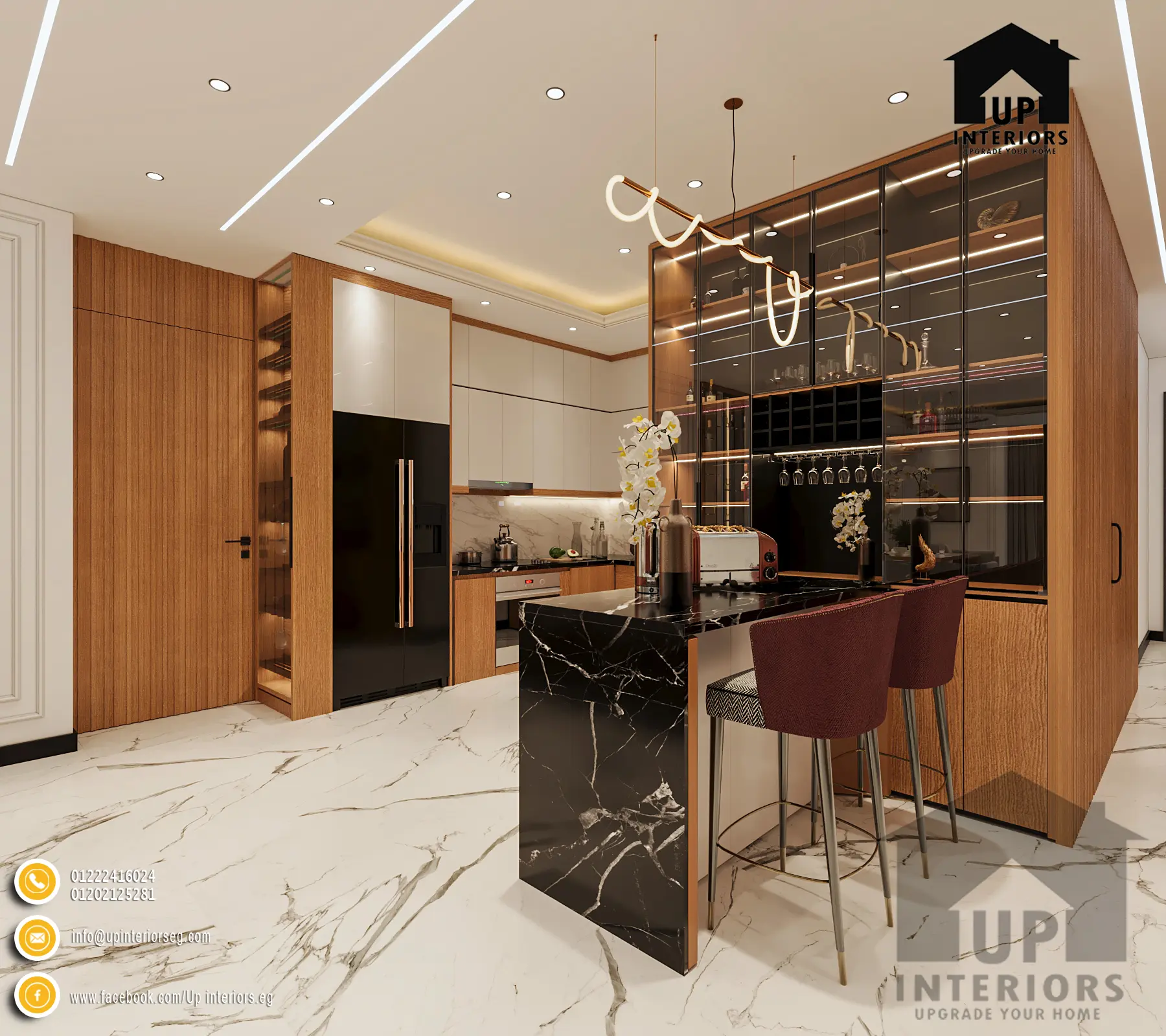 جبس بورد مطابخ امريكي